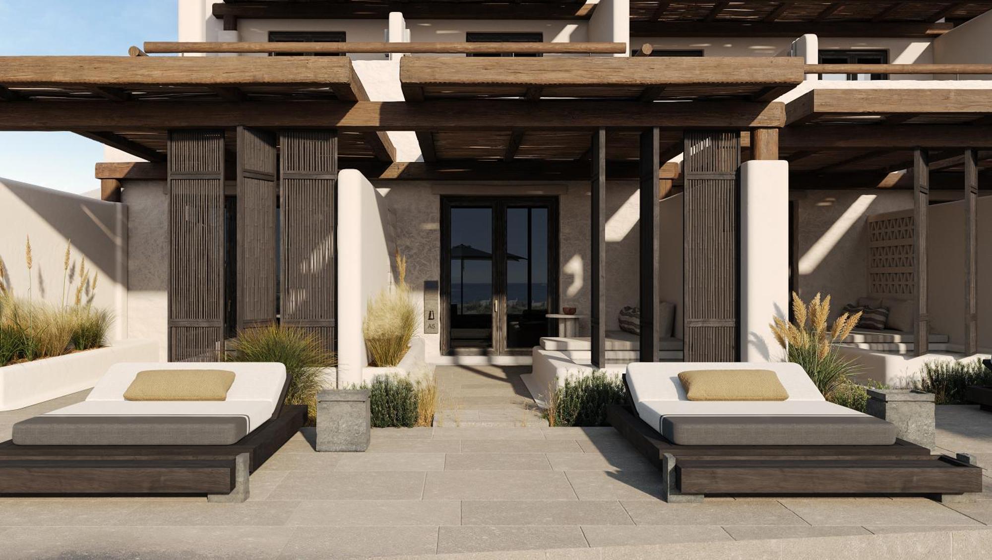 Kalesma Mykonos Otel Ornos  Oda fotoğraf